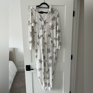 Polar bear onesie pajamas
